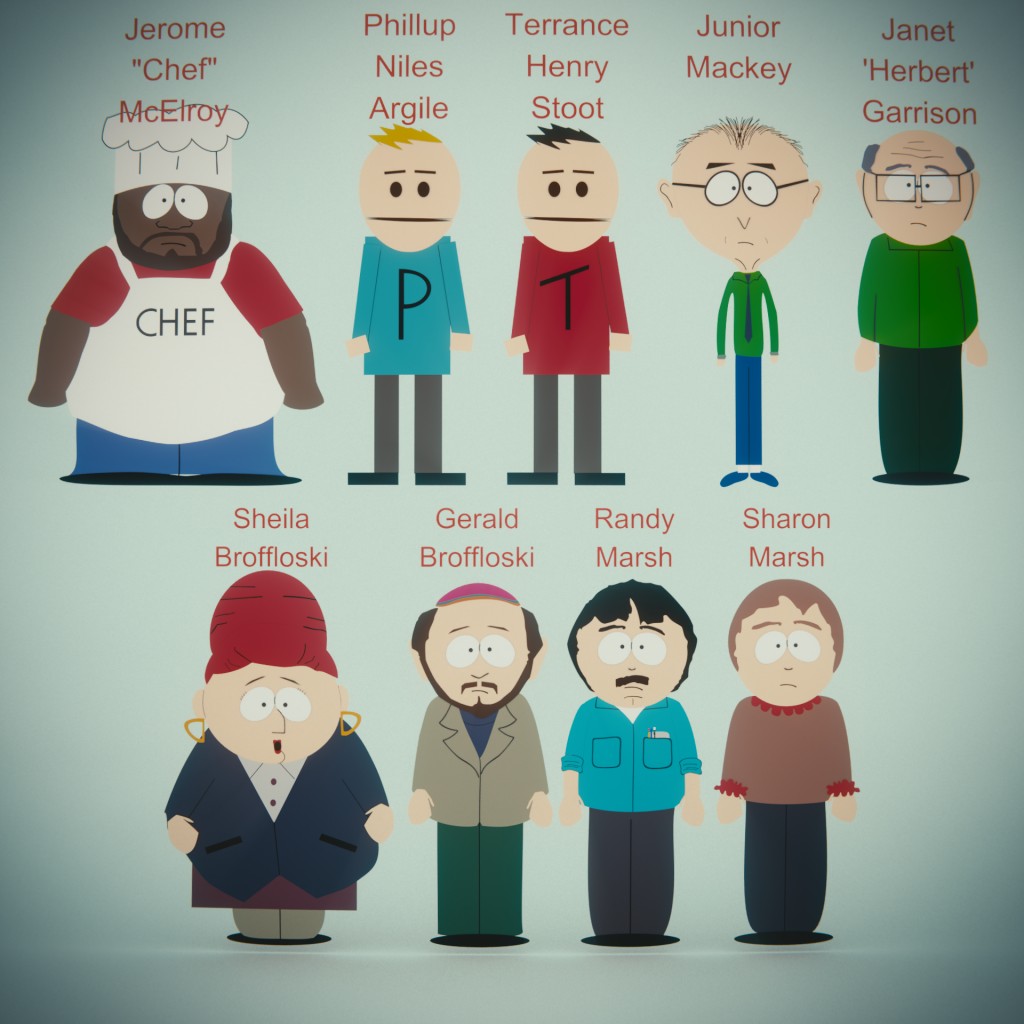 South Park Characters Pack preview image 3